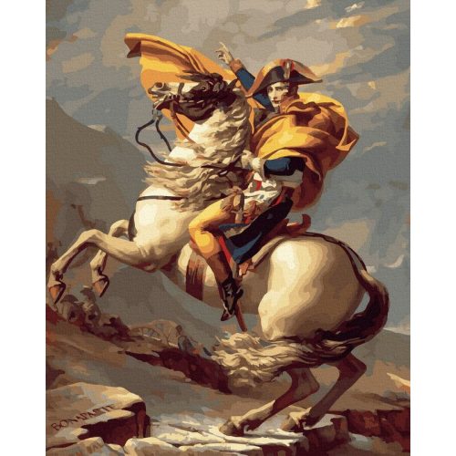 Napóleon, egy nagy vezető - Számos kifestő keretre feszítve (40x50 cm)