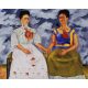 Frida Kahlo - Két Frida - számfestő készlet, keretre feszítve ( 40x50 cm )