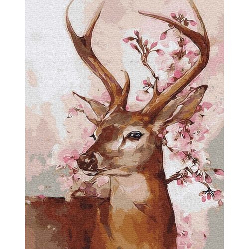 Összhangban a természettel - Számos kifestő keretre feszítve (50x65 cm)