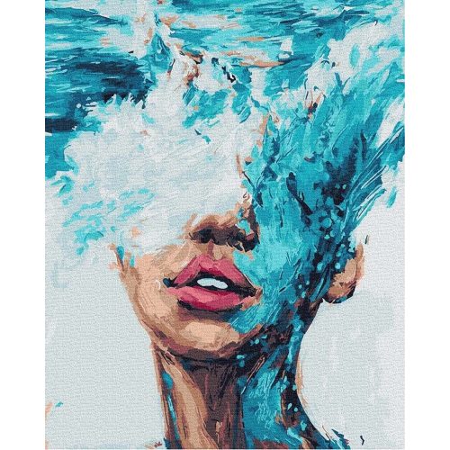 Csendes víz - Számos kifestő keretre feszítve (50x65 cm)