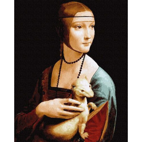 Leonardo da Vinci 3 - Számos kifestő keretre feszítve (50x65 cm)