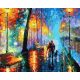 Séta az eső után - Számos kifestő keretre feszítve (50x65 cm)