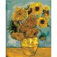 Van Gogh - Napraforgók - számfestő készlet, keretre feszítve ( 50x65 cm )