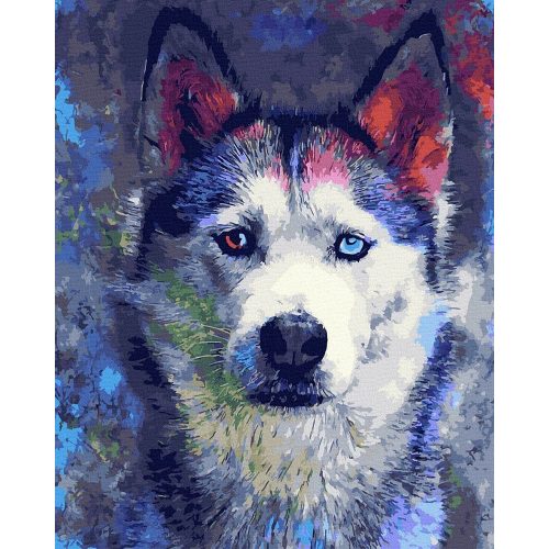 Megbízhatóság - Számos kifestő keretre feszítve (50x65 cm)