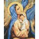 Mária és a gyermek - Számfestő keretre feszítve (50x65 cm)