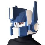 Optimus Fővezér maszk - 3D papírmodell