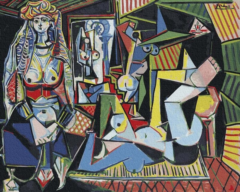 Pablo Picasso 2 - Számos kifestő keretre feszítve (40x50 cm)